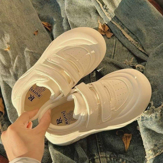 Damen Plattform-Sneaker mit verstellbaren Klettverschlüssen und komfortabler Dämpfung EB
