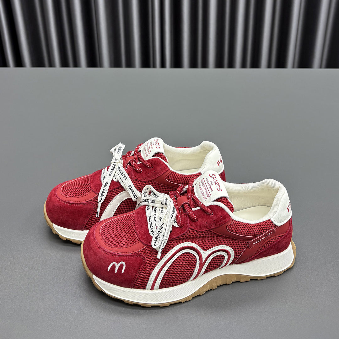 Damen Sportliche Sneakers mit atmungsaktivem Obermaterial und dämpfender Sohle EB
