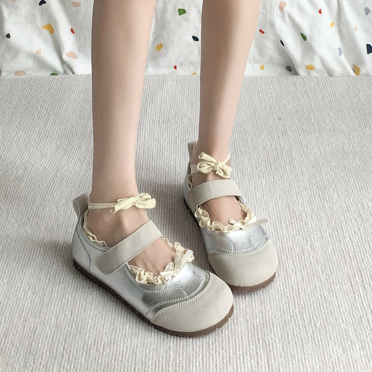 Damen elegante und komfortable Ballerinas mit verstellbarem Riemen EB
