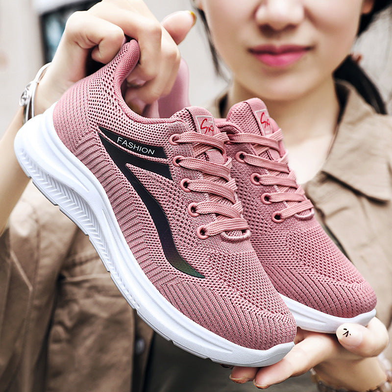 Damen Atmungsaktive Freizeitsneaker mit Unterstützung für den Knöchel EB
