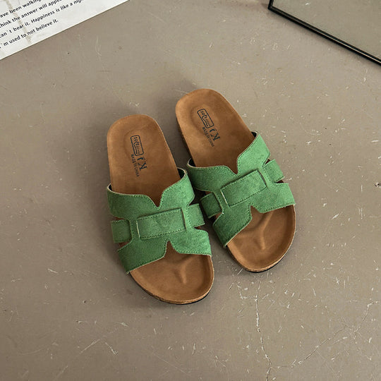 Damen Clogs mit geflochtenem Design und anatomisch geformtem Fußbett EB