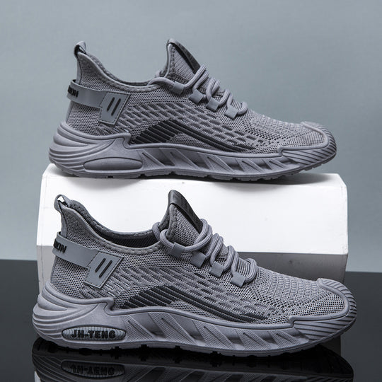 Damen Sportliche Laufschuh mit atmungsaktiver Mesh-Oberfläche und dämpfender Sohle EB