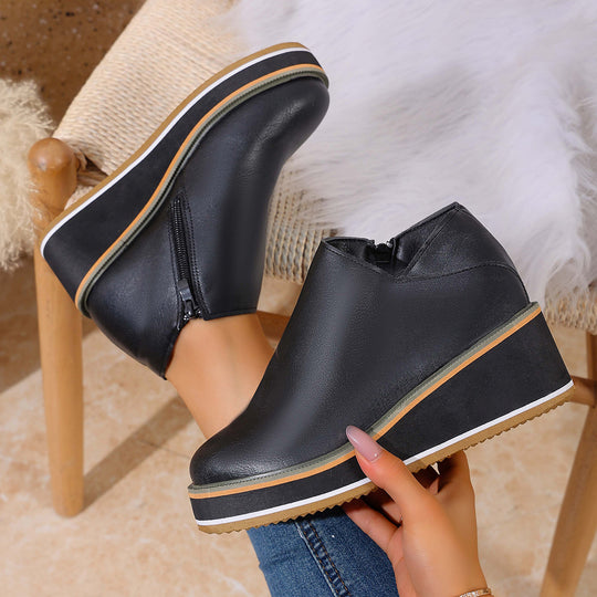 Damen Wedge-Sandaletten mit elegantem Absatz und rutschfester Sohle EB