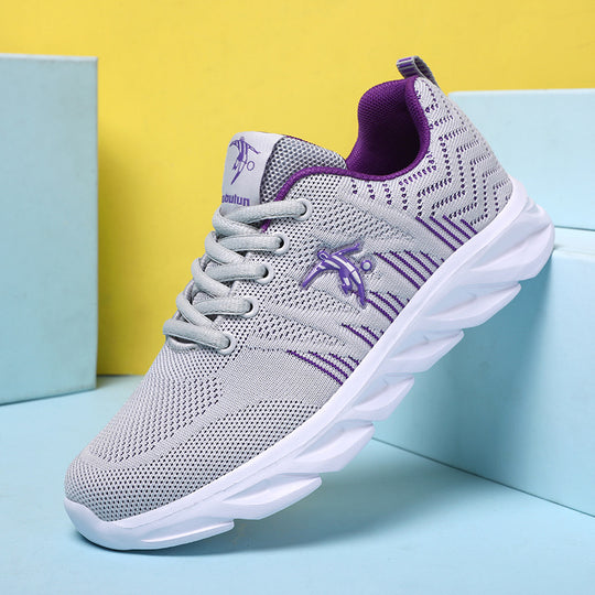 Damen Sportliche Laufschuhe mit atmungsaktiver Mesh-Struktur und federleichtem Dämpfungssystem EB