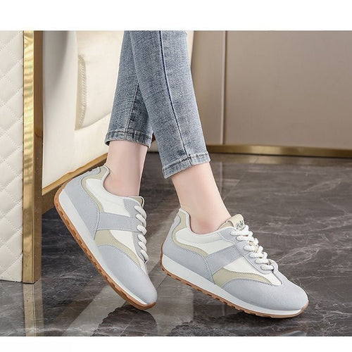 Damen Komfortable Lifestyle Sneakers mit atmungsaktiver Sohle EB