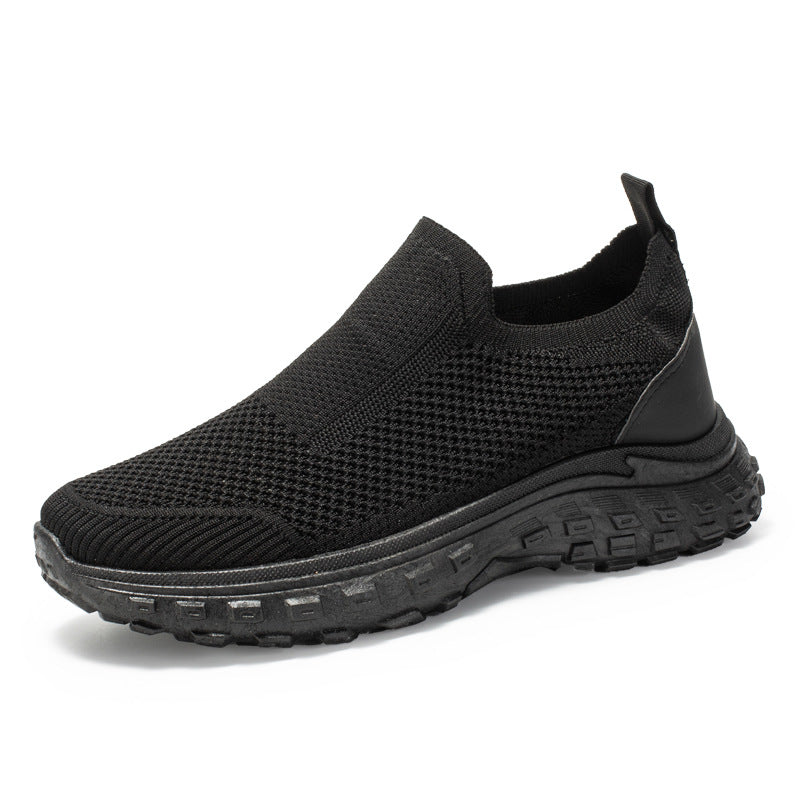 Damen Bequeme Slip-On Laufschuhe mit atmungsaktivem Obermaterial EB