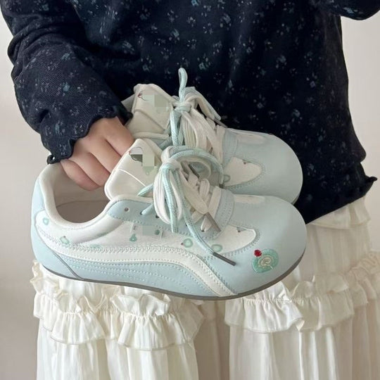 Damen Sportliche Turnschuhe mit verspieltem Bärenmotiv und atmungsaktiver Oberfläche EB