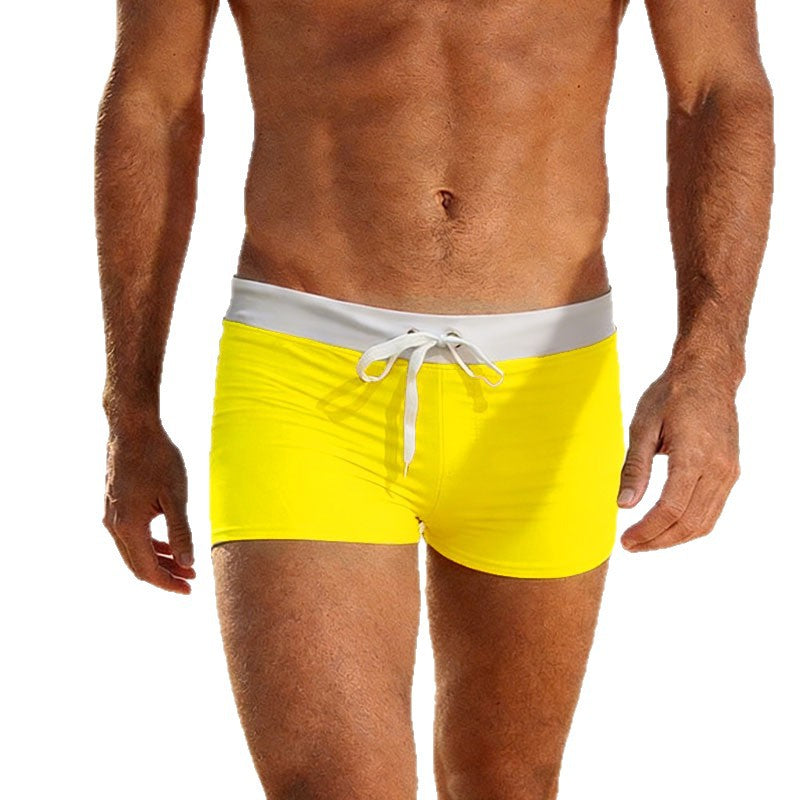 Herren Badeshorts mit verstellbarem Kordelzug EB