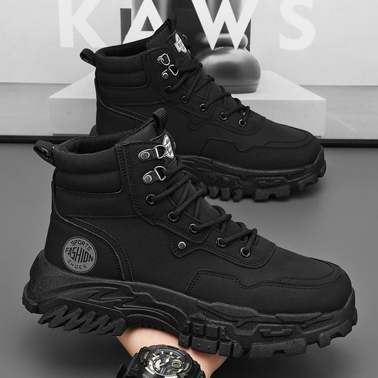 Damen sportliche Wanderschuhe mit rutschfester Profilsohle und verstärktem Knöchelschutz EB