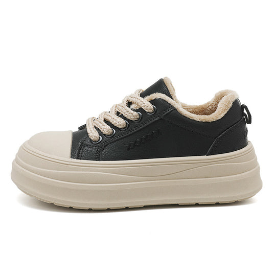 Damen Sneakers mit plüschigem Innenfutter und bequemer Dämpfung EB