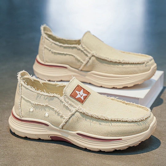 Damen Bequeme Slip-On Sneakers mit robustem Obermaterial EB