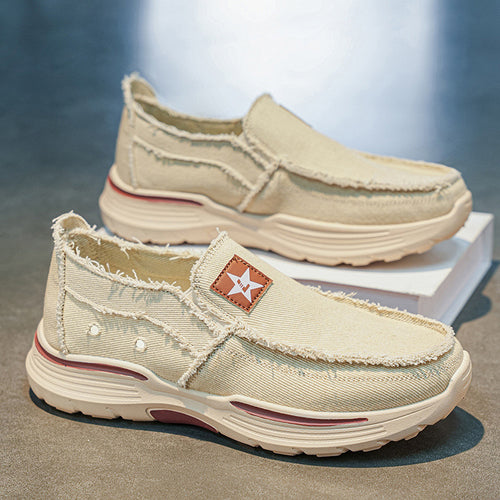 Damen Bequeme Slip-On Sneakers mit robustem Obermaterial EB