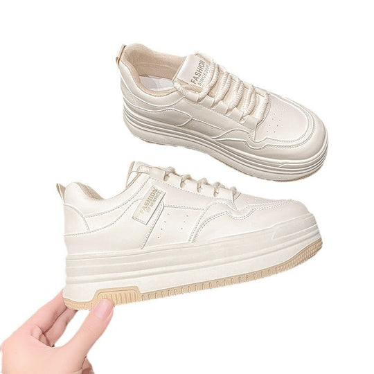 Damen Sneakers mit modernem Plateau-Design und atmungsaktiver Innenstruktur EB