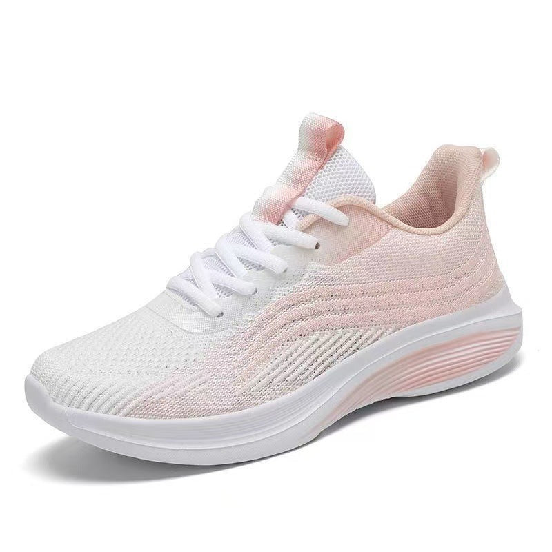 Damen Atmungsaktive Fitness-Sneaker mit dämpfendem Laufsohlenkomfort EB