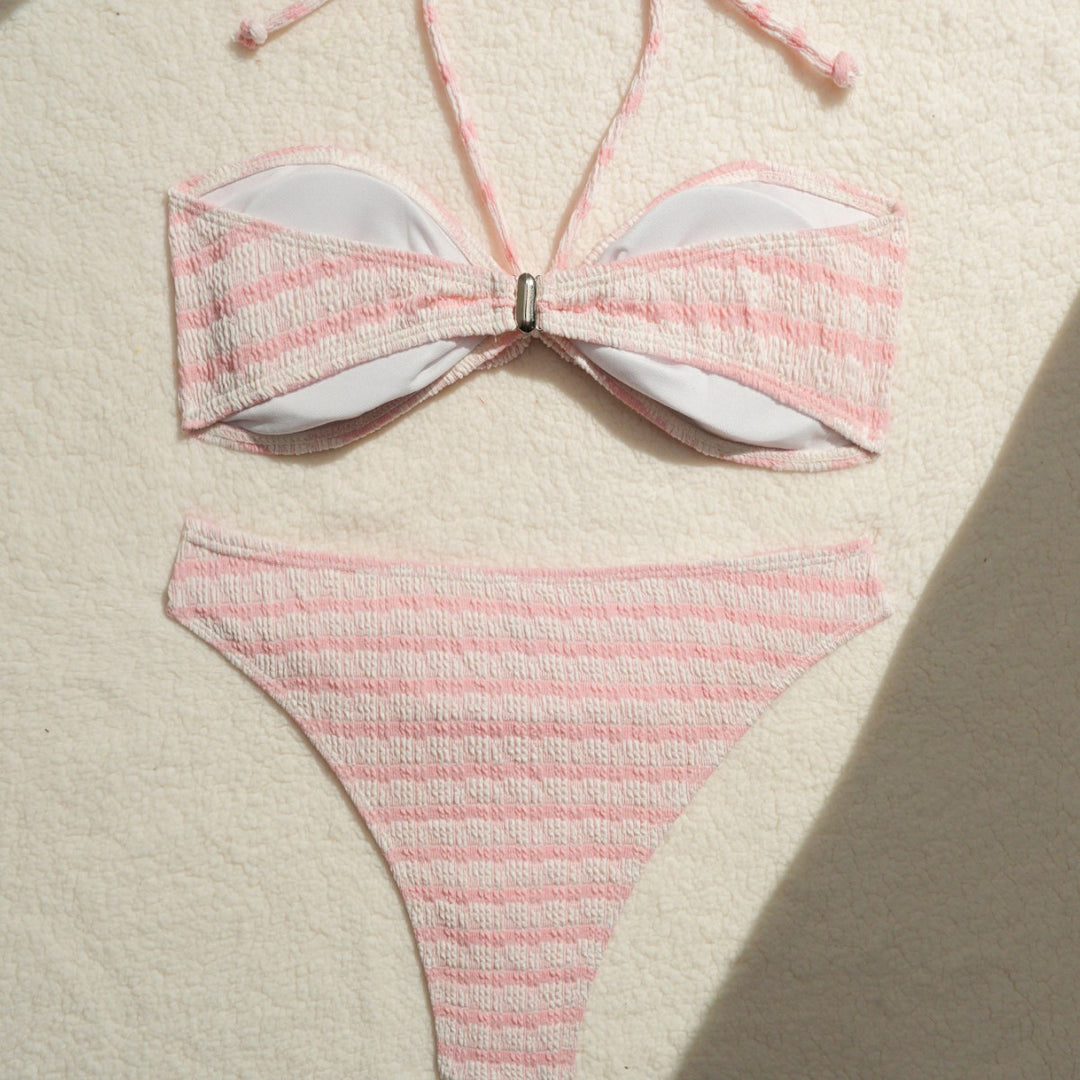 Damen Bikini-Set mit strukturierter Oberfläche EB