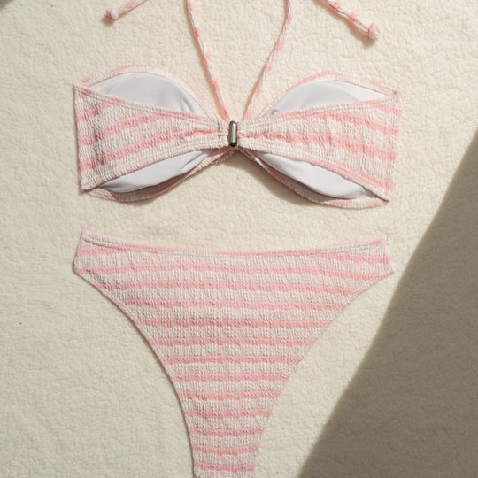 Damen Bikini-Set mit strukturierter Oberfläche EB