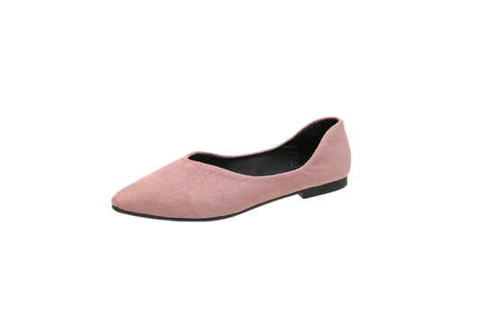 Damen Ballerinas im eleganten, minimalistischen Design mit spitzer Zehenpartie EB