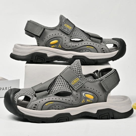 Damen Sportliche Outdoor-Sandalen mit verstellbarem Riemen und rutschfester Sohle EB