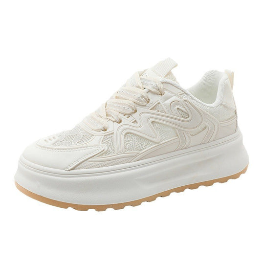 Damen Sportliche Sneakers mit atmungsaktiver Mesh-Oberfläche und dämpfendem Fußbett EB