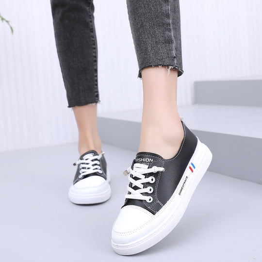 Damen modische Sneakers mit elastischem Schnürsystem und rutschfester Sohle EB