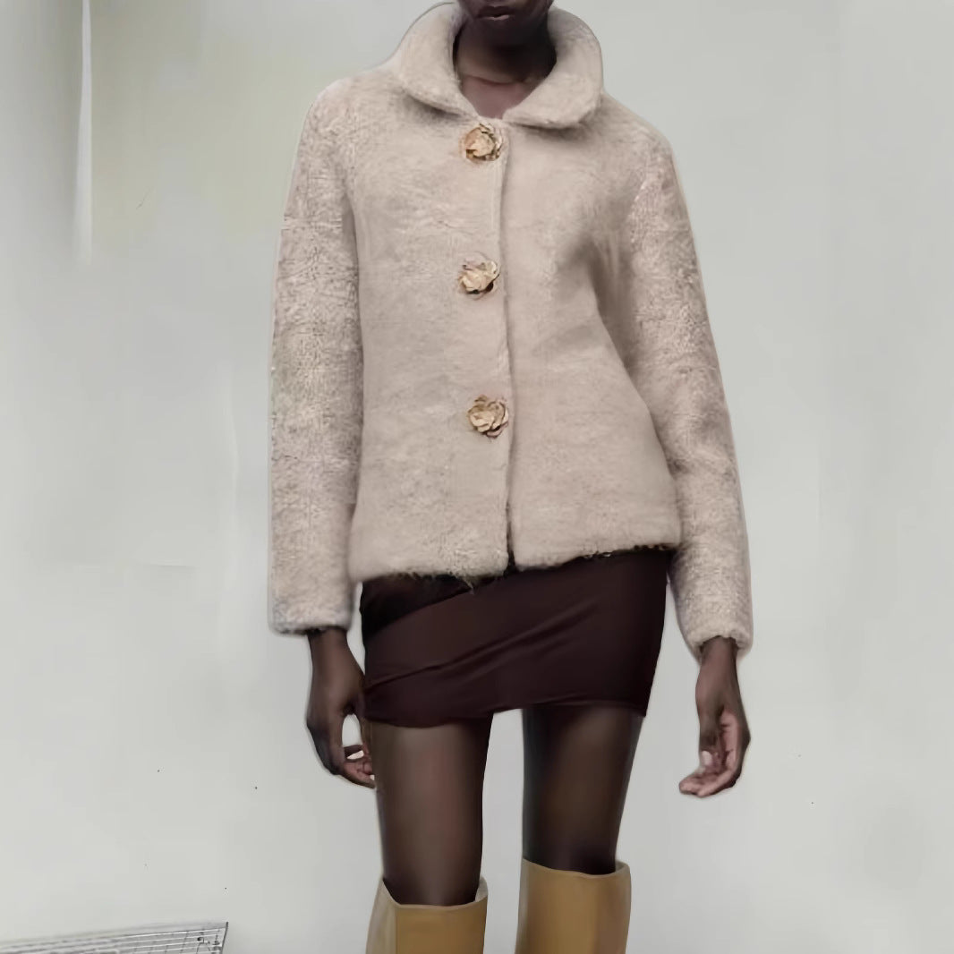 Damen Kuschelige Wohlfühljacke EB