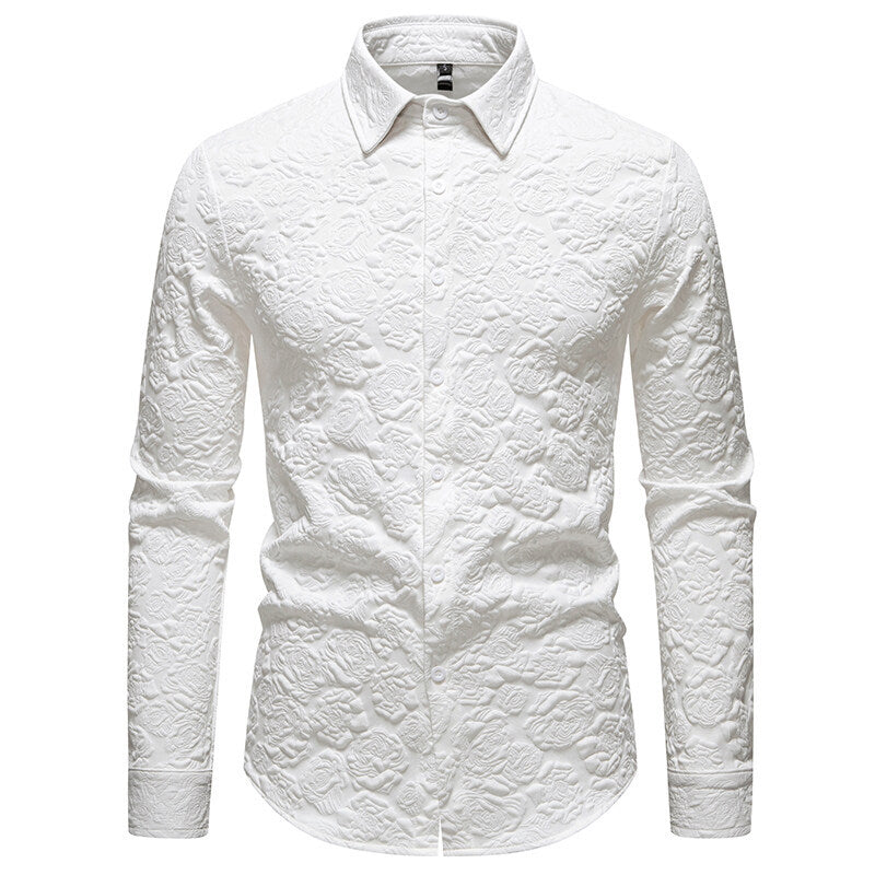 Herren Hemd mit strukturiertem Design EB