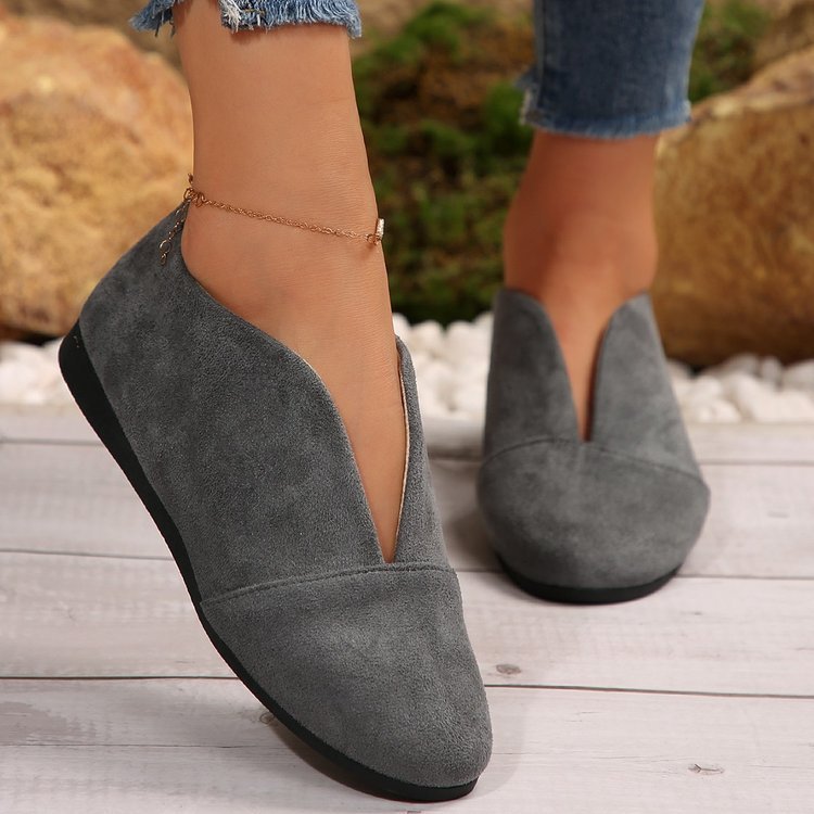 Damen Mokassins mit flexiblem Einstieg und rutschfester Sohle EB