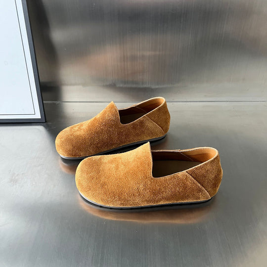 Damen Elegante und komfortable Mokassins aus hochwertigem Wildleder EB