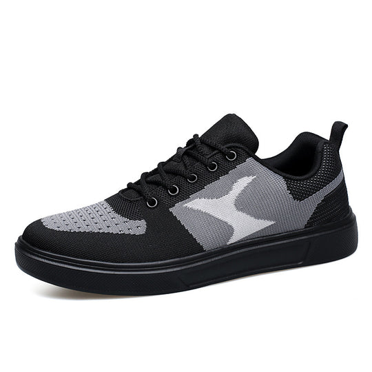 Damen Atmungsaktive Freizeit-Sneaker mit elastischen Schnürsenkeln EB