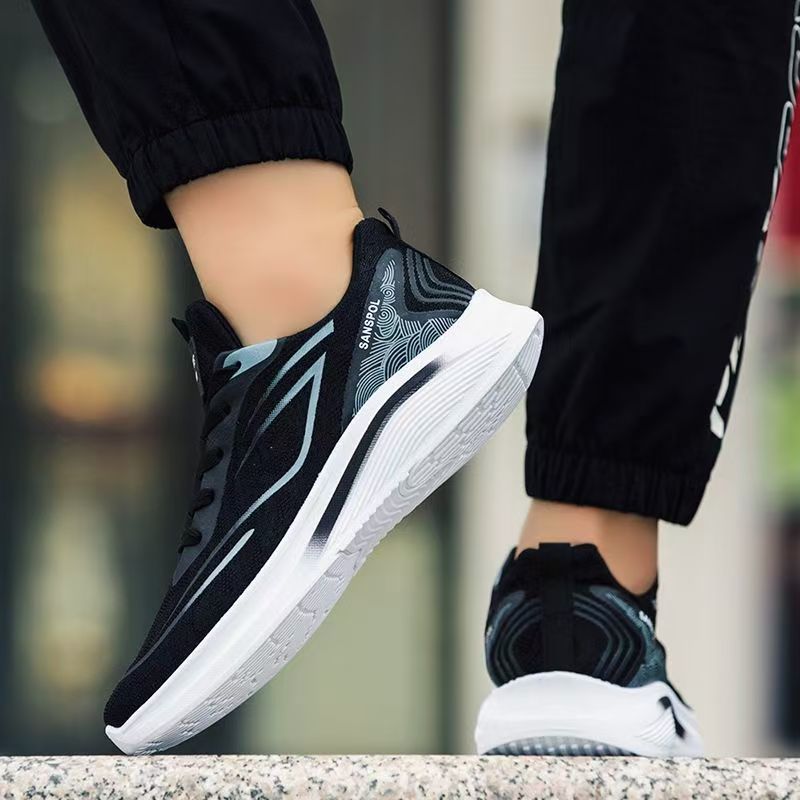 Damen Sportliche Laufschuhe mit atmungsaktiver Oberflächenstruktur und flexibler Sohle EB