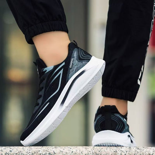 Damen Sportliche Laufschuhe mit atmungsaktiver Oberflächenstruktur und flexibler Sohle EB
