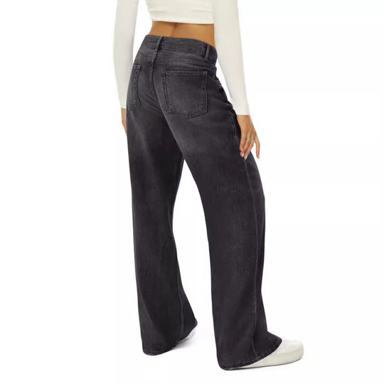 Damen Weite Jeans im Vintage-Stil