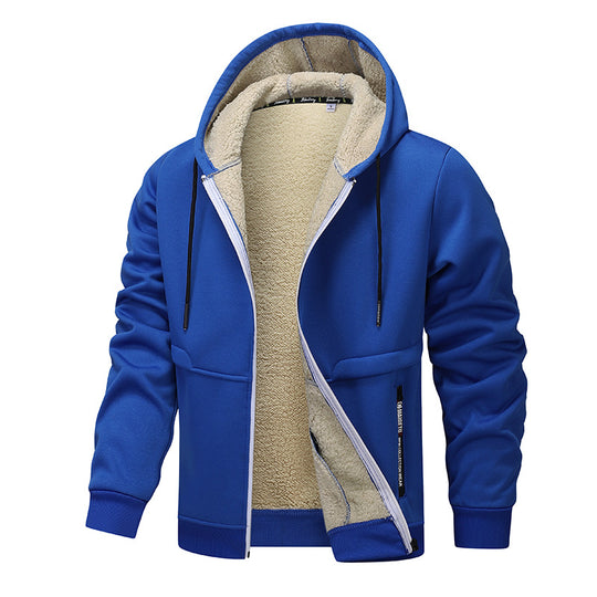 Herren kuschelige Fleecejacke mit hoher Wärmedämmung EB