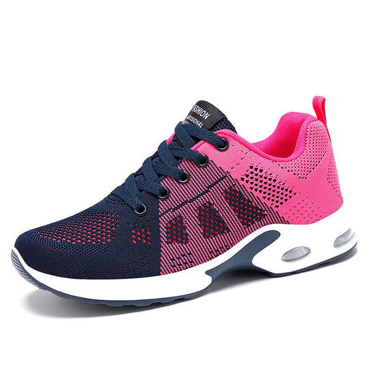Damen Sportliche Sneaker mit atmungsaktiver Mesh-Oberfläche und flexiblem Sohlenaufbau EB