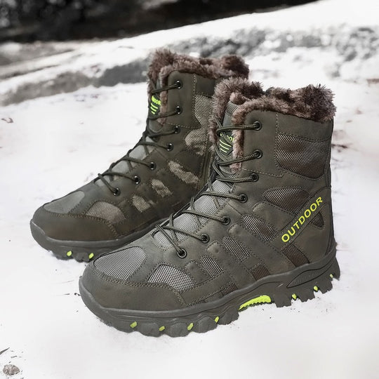 Damen Stiefel für Abenteuer im Freien mit warmem Innenfutter und rutschfester Sohle EB