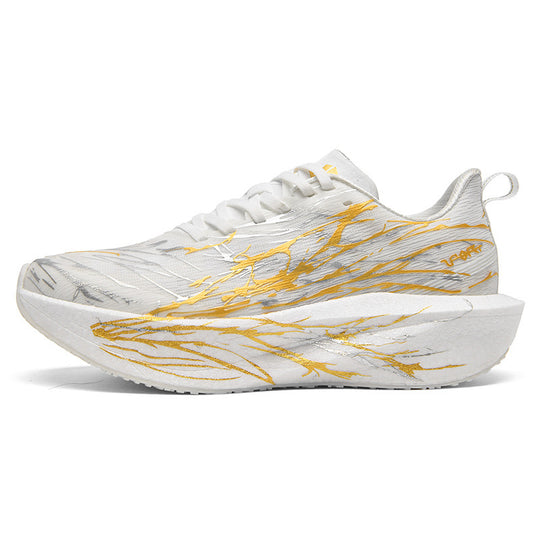 Unisex gedämpfte Race-Plateau-Laufschuhe mit Rocker-Zwischensohle und atmungsaktivem Micro-Mesh EB