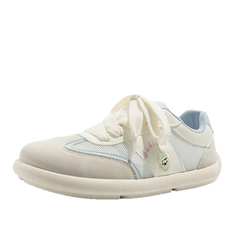 Damen Sneakers mit verspieltem Bärenmotiv und atmungsaktivem Obermaterial EB