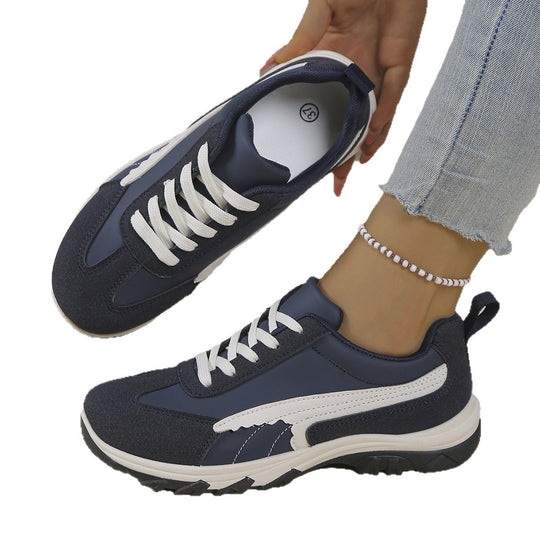 Damen sportliche Sneaker mit rutschfester Sohle und atmungsaktivem Obermaterial EB