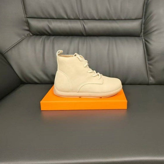 Damen Komfortable Ankle Boots aus hochwertigem Mikrovelours mit rutschfester Sohle EB
