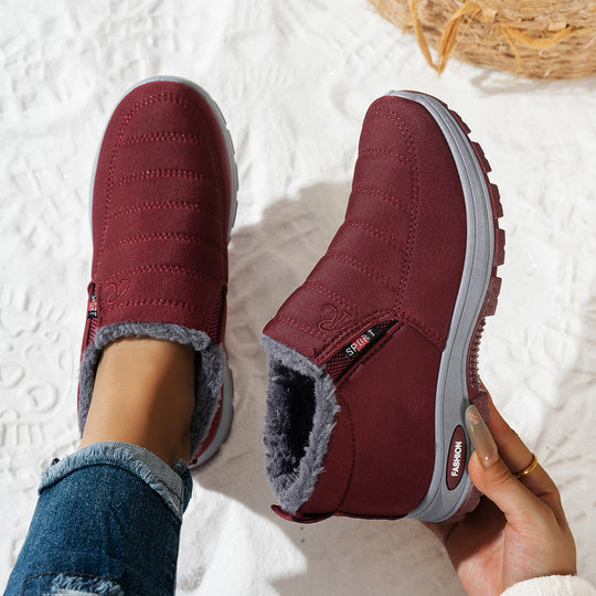 Damen Gemütliche Warmfutter-Stiefel im modernen Design EB