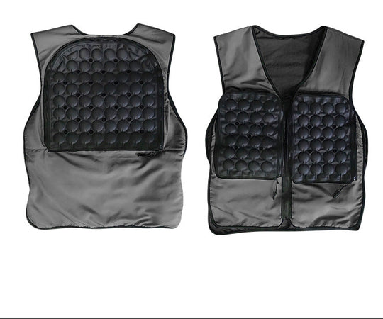 Unisex nan robuste Canvas-Einsatzweste mit Mehrfachtaschen und verstellbaren Seitengurten R&B