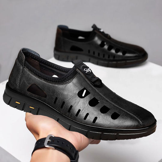 Herren Leichte Freizeitschuhe mit atmungsaktiven Einschnitten EB
