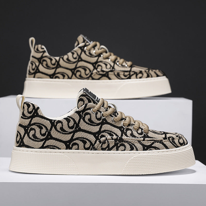 Damen Freizeit Sneaker mit hochwertigem gewebtem Obermaterial und verstärkter Sohle EB