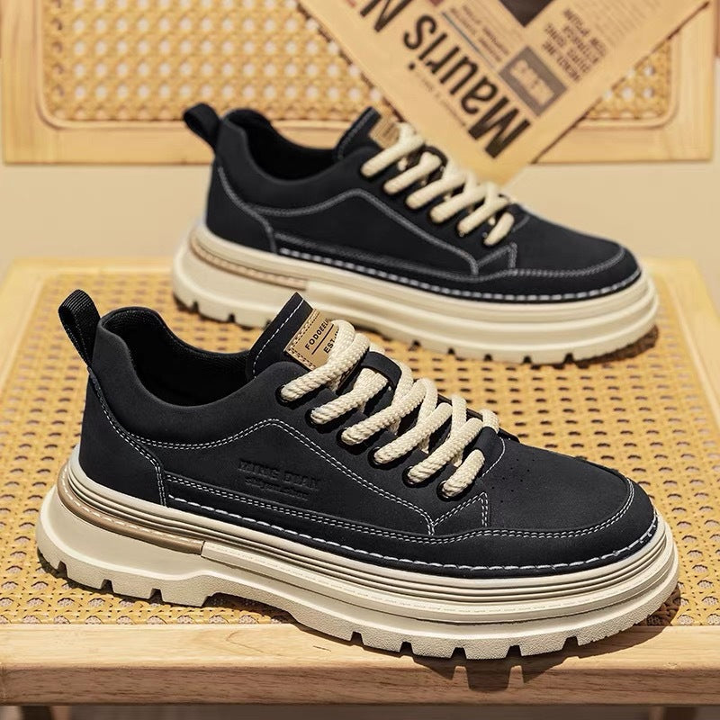 Damen Komfortable Sneaker mit dicker Profilsohle EB