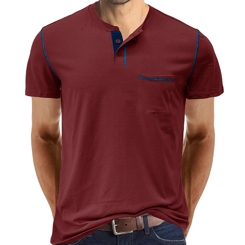 EB | Kurzärmeliges Henley-Hemd