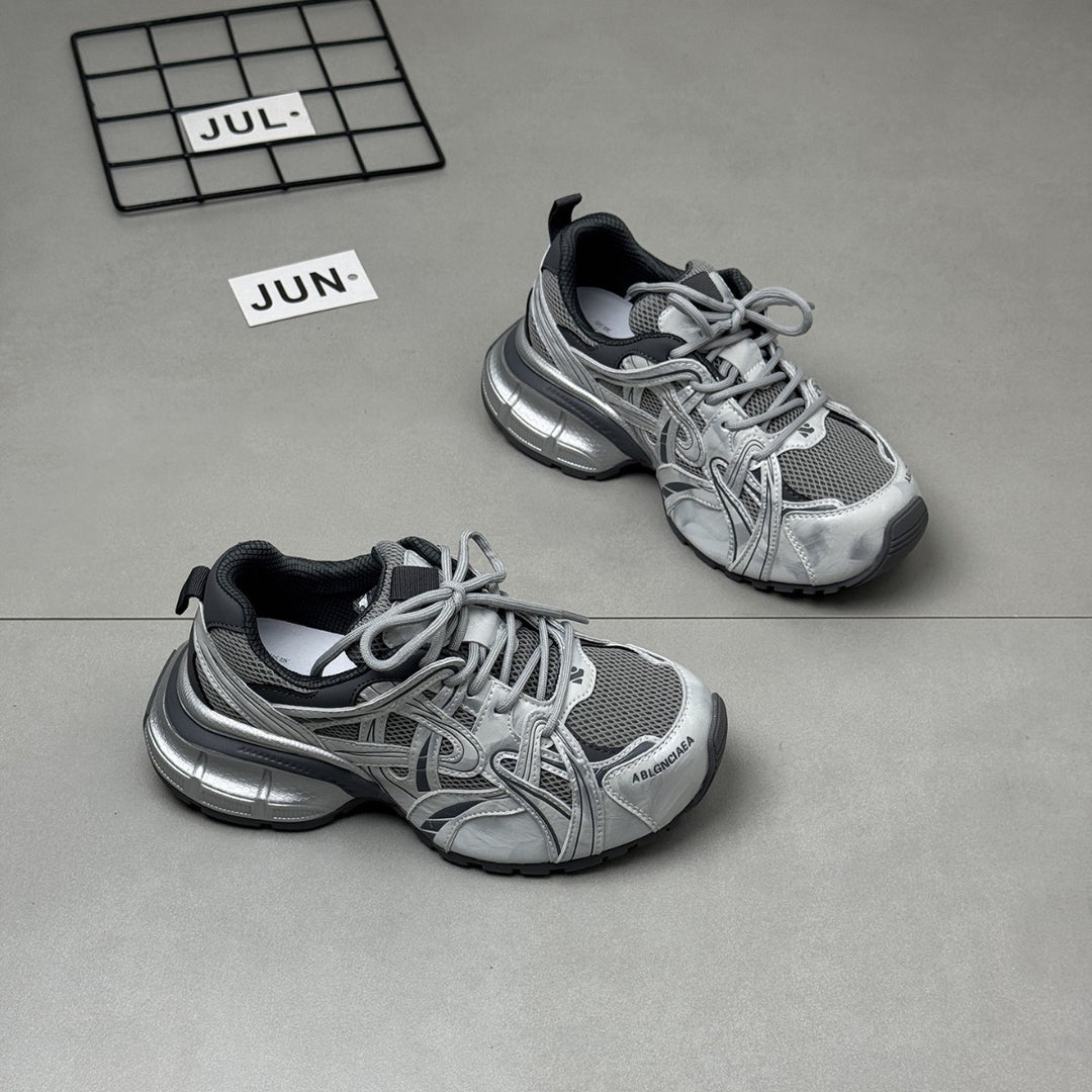 Damen sportliche Laufschuhe mit atmungsaktiver Oberflächenstruktur EB