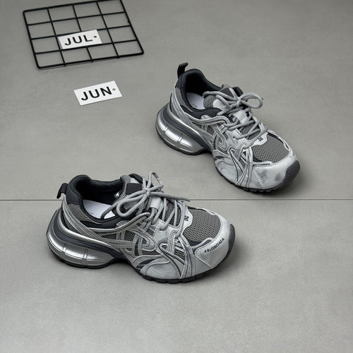 Damen sportliche Laufschuhe mit atmungsaktiver Oberflächenstruktur EB