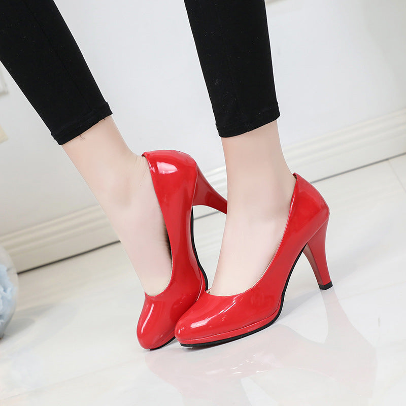 Damen klassische Pumps mit elegantem Blockabsatz und komfortabler Innenpolsterung EB