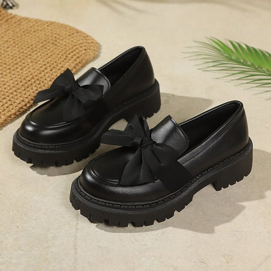 Damen Modische Slipper mit Schleifendetail EB