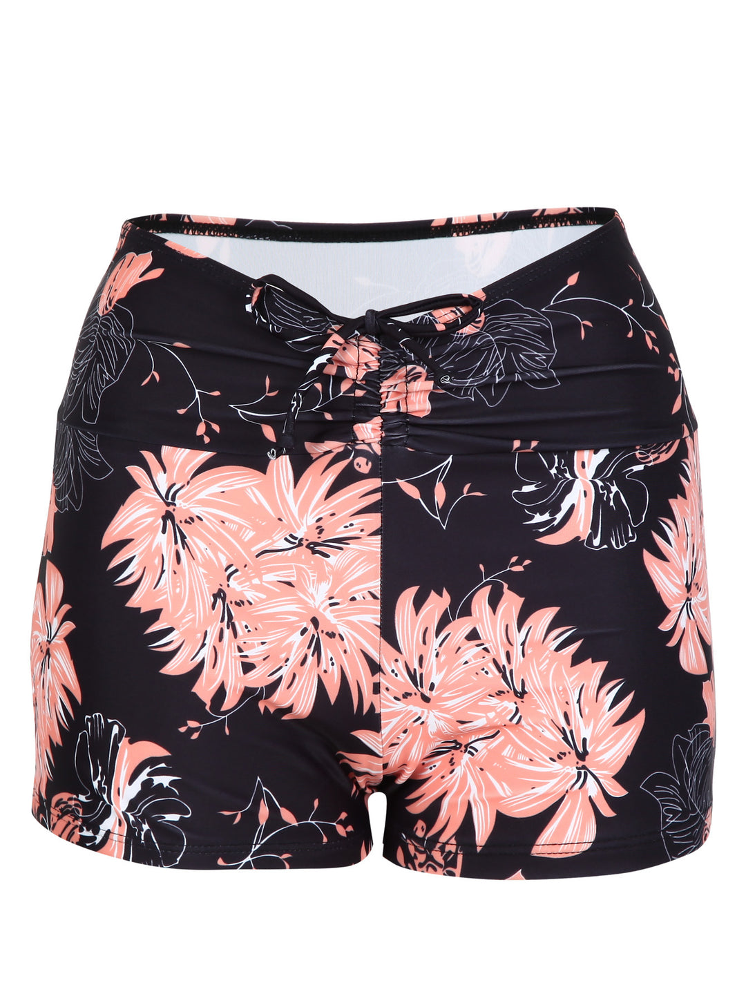 Damen Bikini-Höschen mit hohem Bund und raffinierten Rüschendetails EB